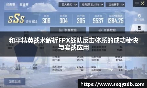 和平精英战术解析FPX战队反击体系的成功秘诀与实战应用